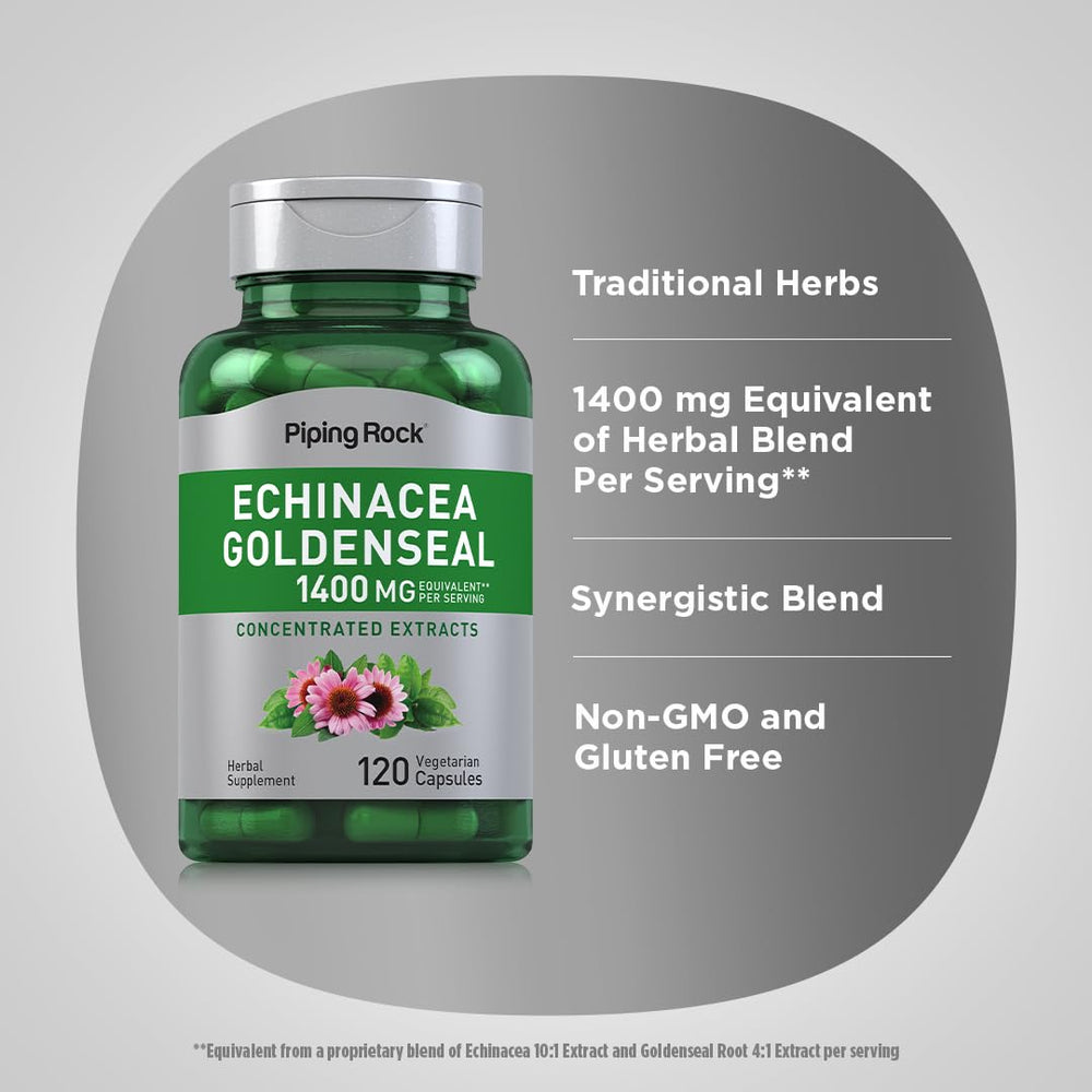 Graphic showing 1400 mg herbal blend per serving