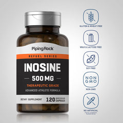 Piping Rock open bottle with capsules spilled illustrating capsule count and convenience benefit