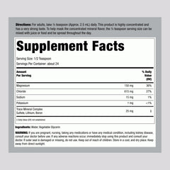 Piping Rock dropper dispensing liquid magnesium highlighting precise 150 mg dosing