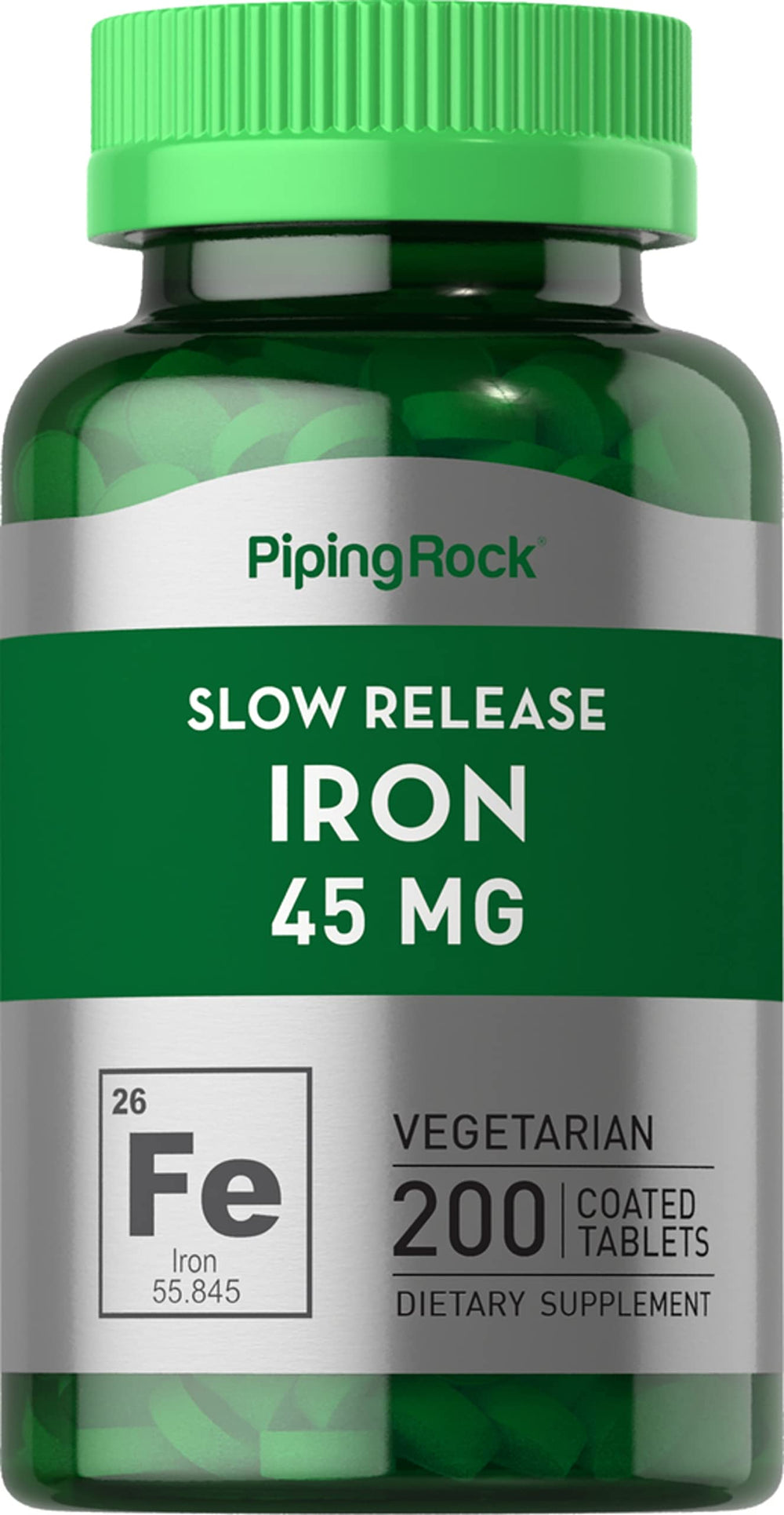 Piping Rock front bottle view showing product name and count for quick recognition