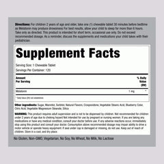 Close-up of chewable tablets designed for children