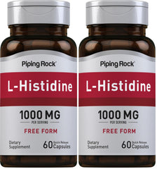 Piping Rock L-Histidine 1000 mg bottle front