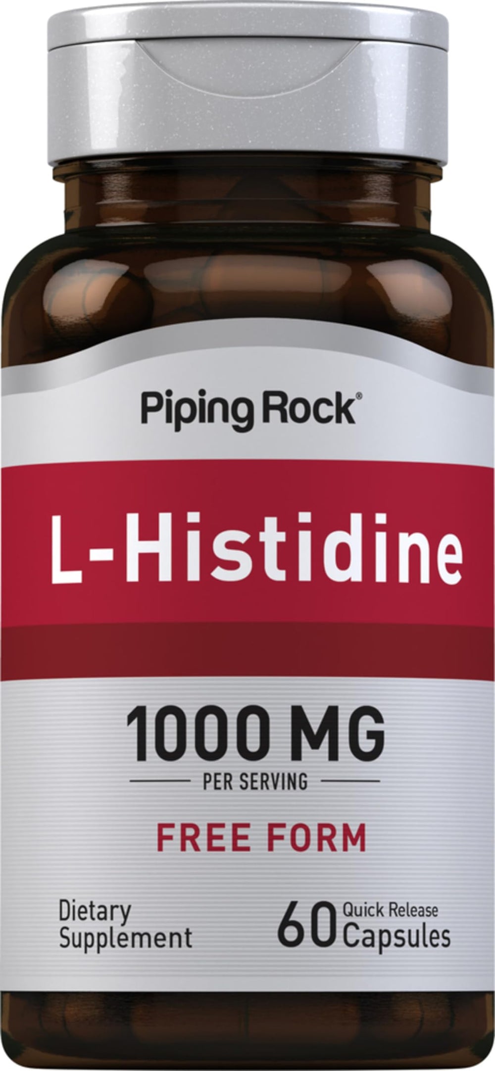 Piping Rock front bottle view showing clean labeling and capsule count