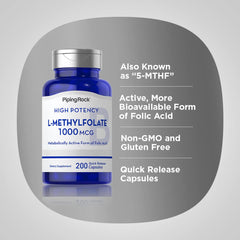 Piping Rock capsules beside a measuring spoon demonstrating serving size benefit