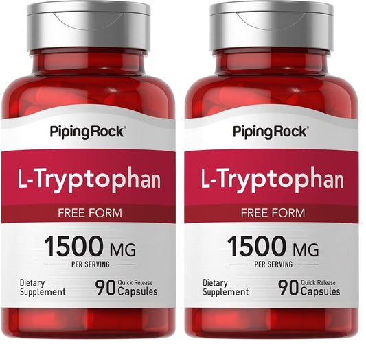 Piping Rock L-Tryptophan 1500mg bottle front