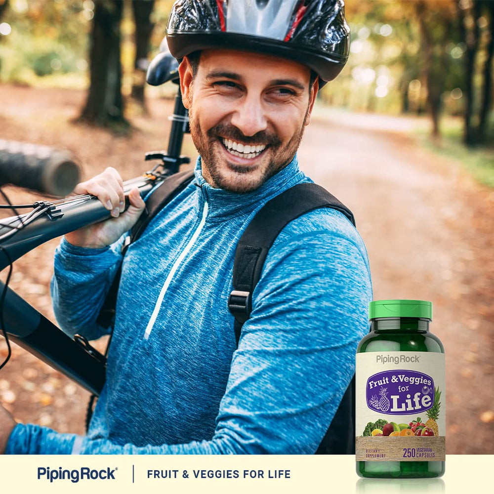 Piping Rock bottle on a breakfast table suggesting quick daily routine use