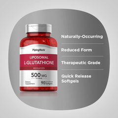 Piping Rock Liposomal Glutathione bottle with packaging