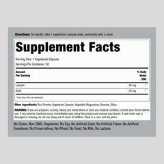 Piping Rock capsule closeup revealing vegetarian capsule texture and easy-to-swallow size