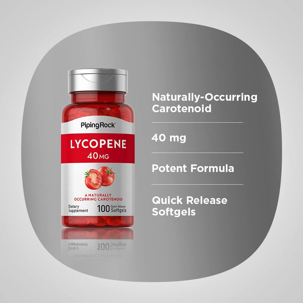 Piping Rock bottle open with softgels visible for convenient dosing