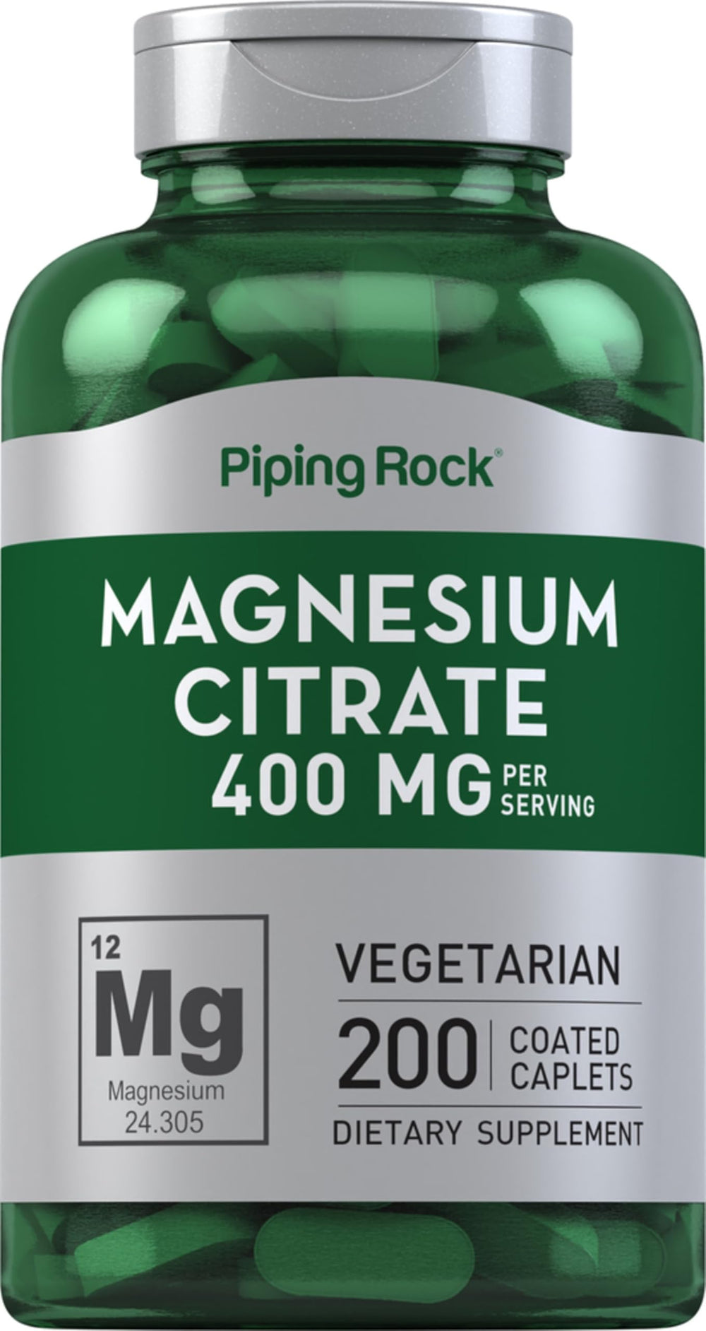 Piping Rock front bottle view showing supplement label and quantity benefits
