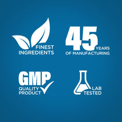 Piping Rock label detail showing ingredient list and gluten free claim