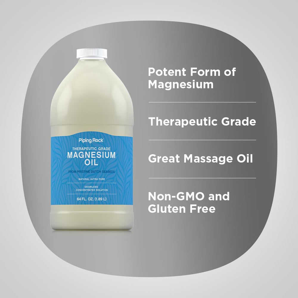 Piping Rock label detail highlighting therapeutic-grade and lab-tested benefit
