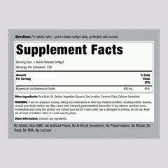 Piping Rock open bottle with softgels visible for easy dosing benefit