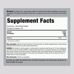 Piping Rock Melatonin bottle and packaging