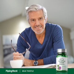Milk Thistle supplement packaging and bottle