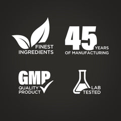 Two-pack display of Piping Rock amino acid supplement