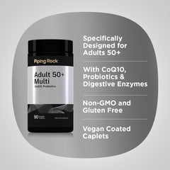 Piping Rock supplement facts label showing nutrients and CoQ10