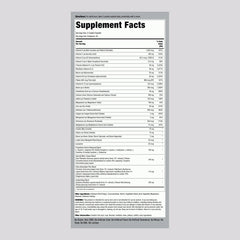 Back view of Piping Rock Multivitamin for Men 90-caplet pack (Pack of 2)