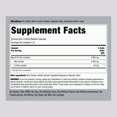 Piping Rock capsule close-up highlighting smooth vegetarian capsule benefit