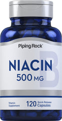 Piping Rock bottle front view showing product name and 120 capsules benefit clarity
