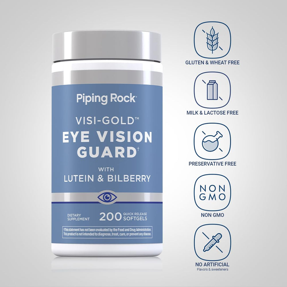 Piping Rock open bottle with softgels spilled conveying easy daily access