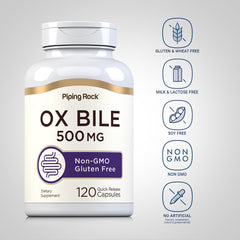 Ox Bile supplement ingredients label