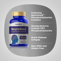 Piping Rock bottle open with softgels visible for portion clarity