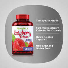 Non-GMO badge on Raspberry Ketones packaging