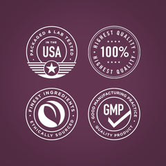 Pack indicating Non-GMO and Gluten-Free formulation
