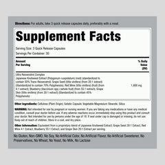 Close-up of Resveratrol Complex capsules