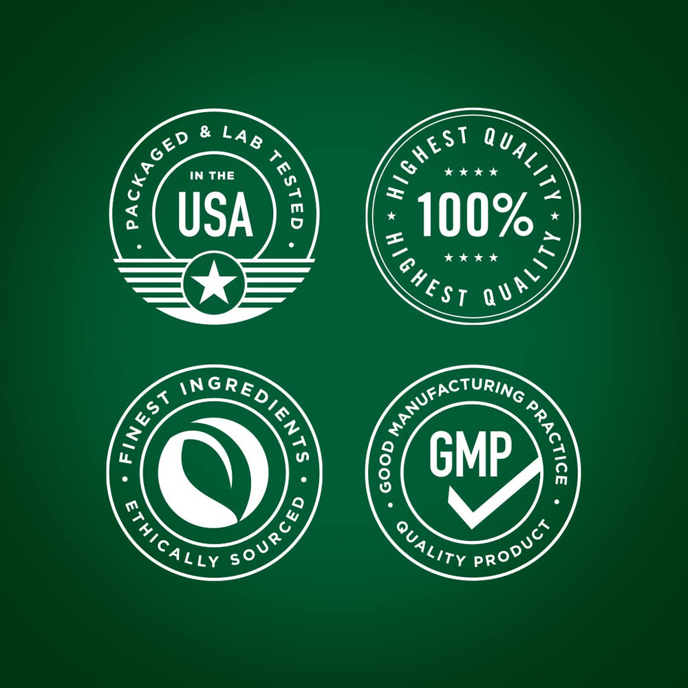 Piping Rock label and ingredient panel highlighting purity and testing