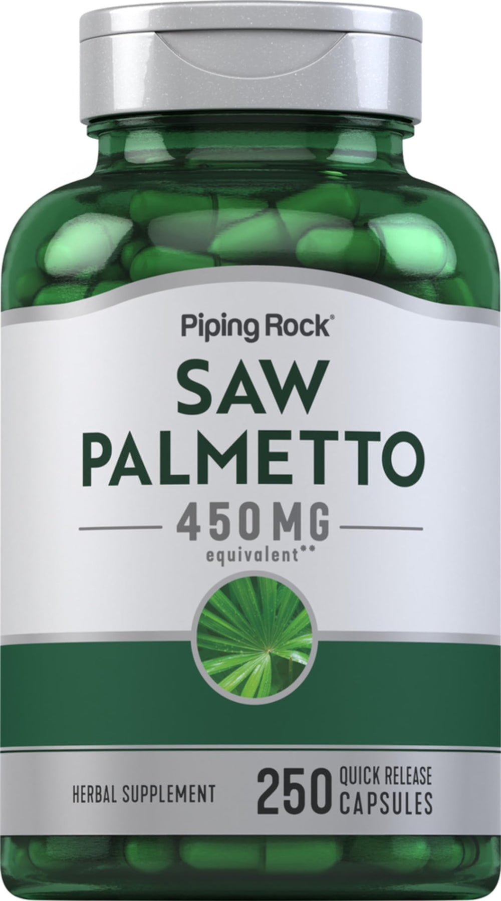 Piping Rock front label showing product name and capsule count for clarity