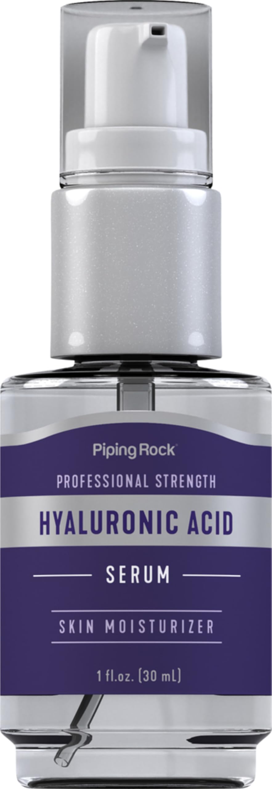 Piping Rock front packaging showing 1 fl oz bottle and label, clear view for identification and trust
