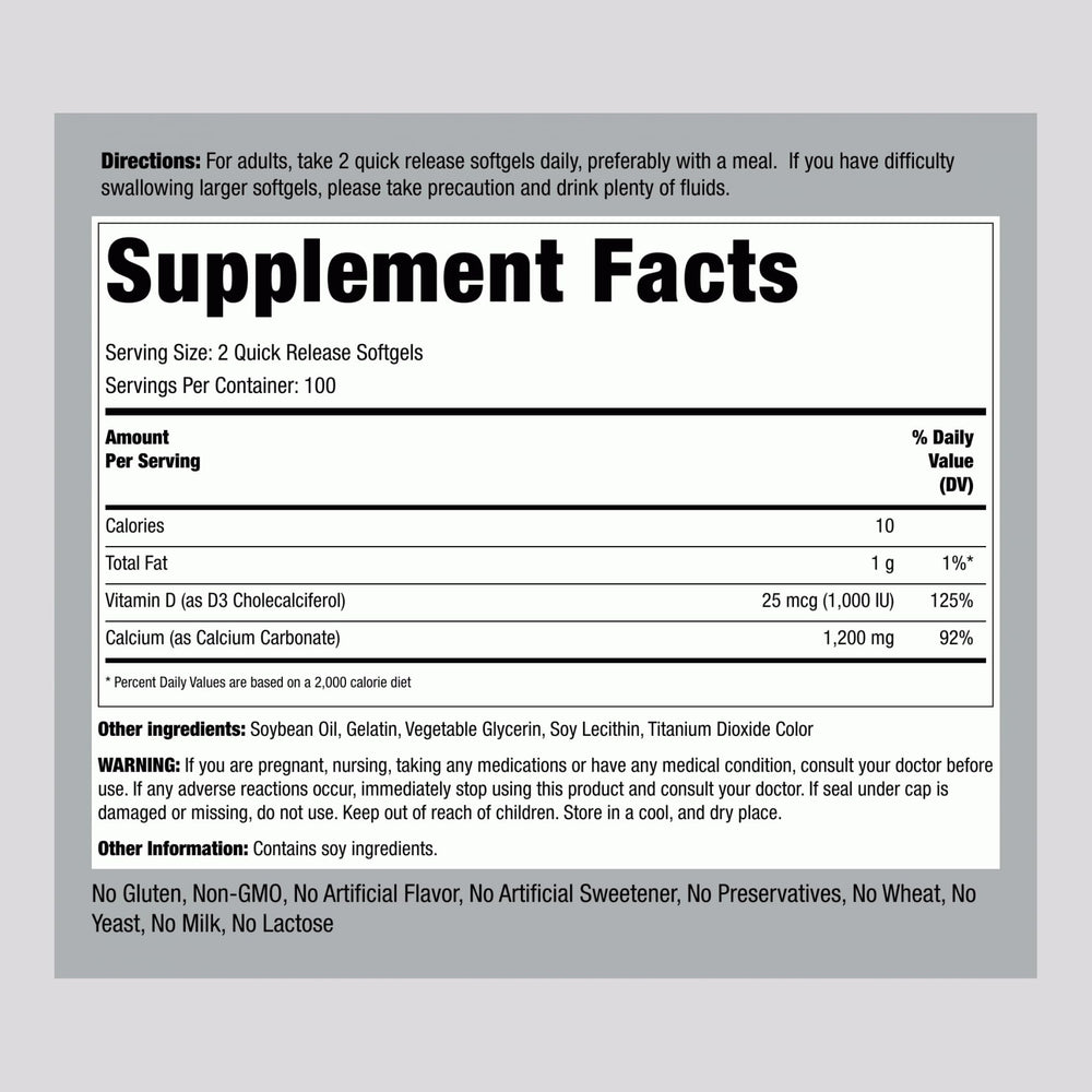 Piping Rock close-up of softgels showing smooth texture and quick-release benefit