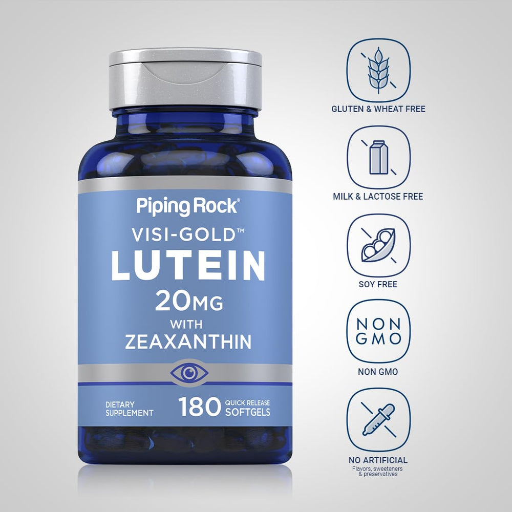 Piping Rock softgels in hand showing size and count for daily dosing clarity