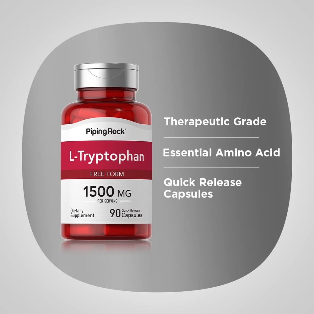 Piping Rock nutrition and supplement facts label close-up highlighting 1500 mg dose per capsule