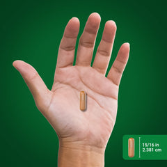 Piping Rock open bottle with capsules spilled showing capsule count and contents