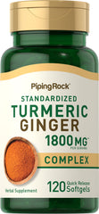 Piping Rock front bottle image showing clear product branding and supplement count