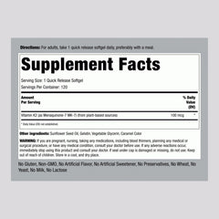 Piping Rock close-up of softgels highlighting smooth texture and easy swallowing