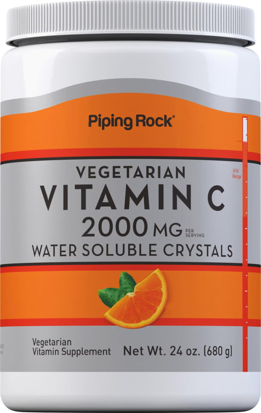 Piping Rock front packaging showing clean label and product size benefit