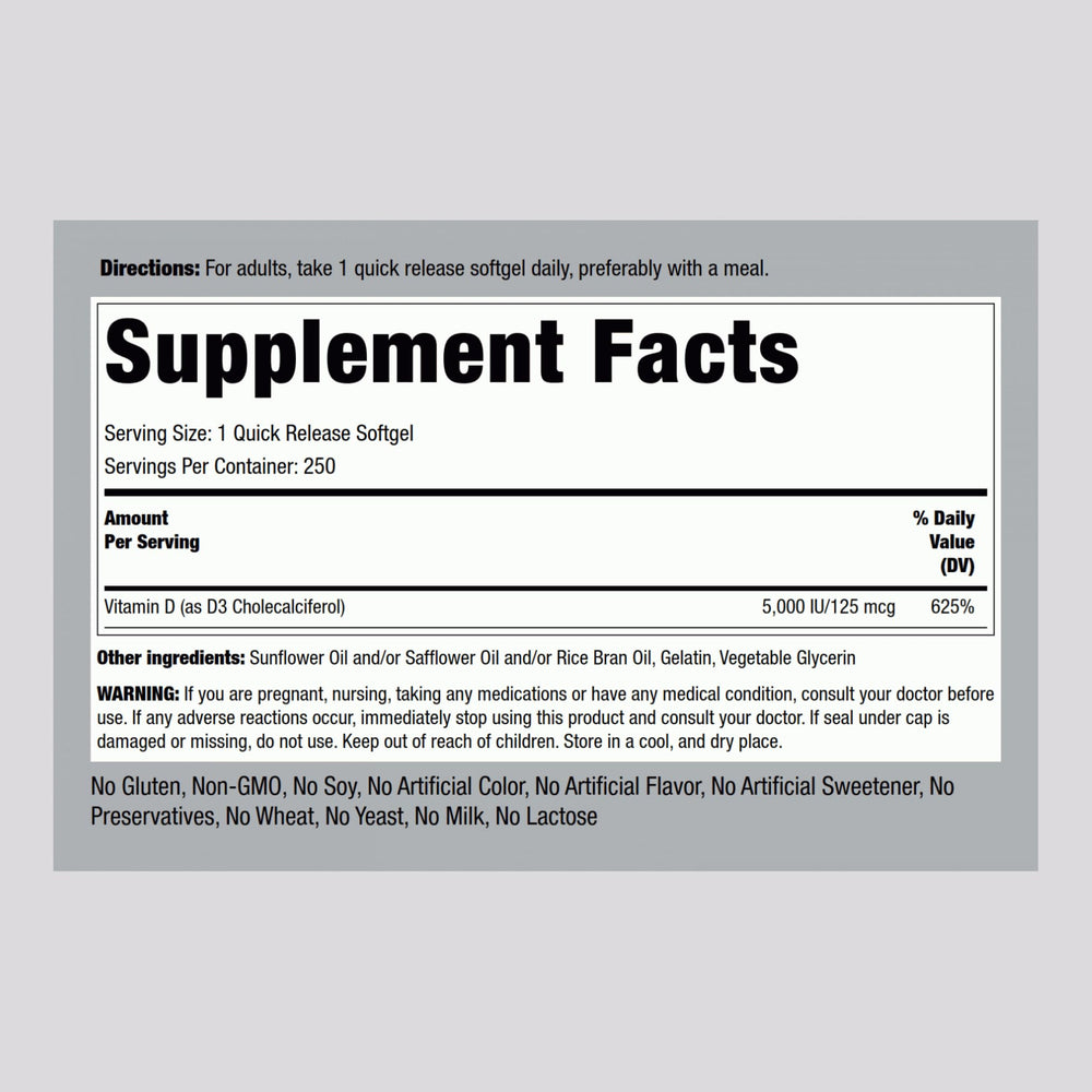 Piping Rock close-up of softgels showing smooth quick-release surface