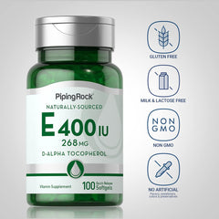 Close-up of D-Alpha Tocopherol softgels