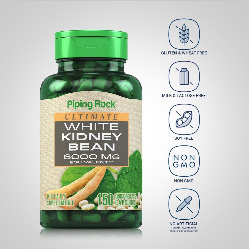 Piping Rock label detail highlighting non-GMO and lab-tested claims