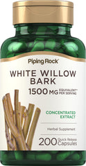 Piping Rock bottle front showing label and 200-count supply benefit