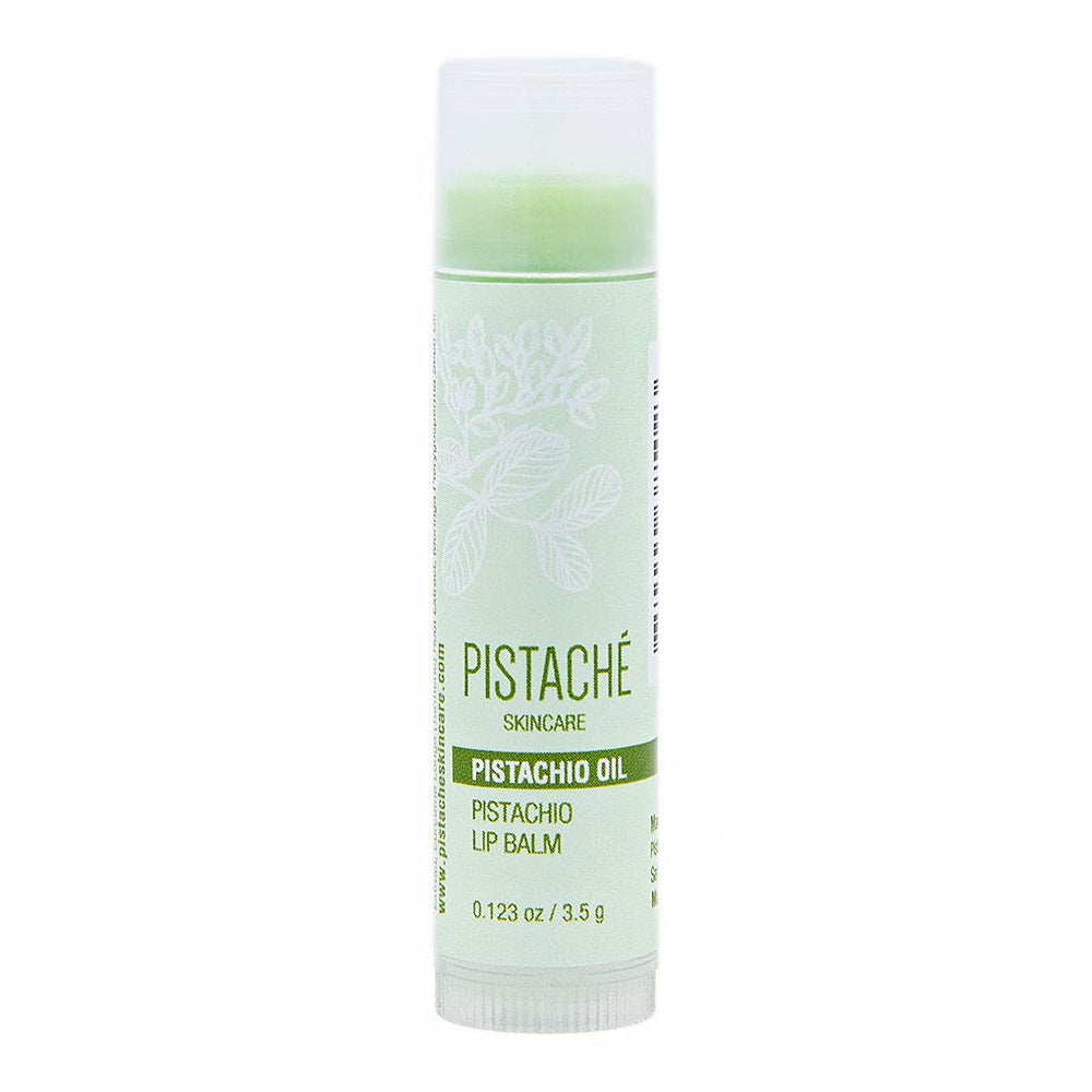Pistaché Skincare Pistachio Oil Lip Balm tube delivering hydration