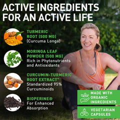 Organic turmeric extract with 95% curcuminoids