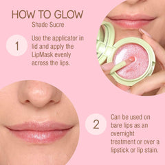 Pixi LipMask jelly texture close-up highlights smooth finish
