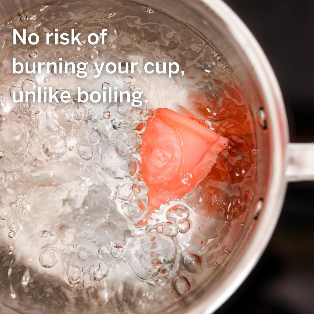 Pixie Cup sterilizer discreet-compact design fits small spaces and shared kitchens.