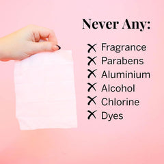 Pixie Cup water-based wipes with ninety-nine-point-eight-percent water.
