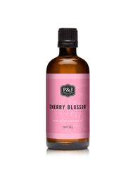 Cherry Blossom scented oil in an amber bottle, 100ml by P&J Trading